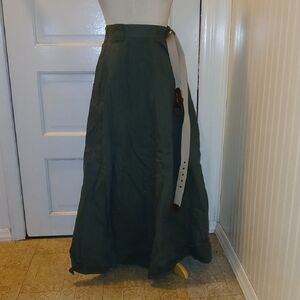 White Stag Dark Green Maxi Skirt